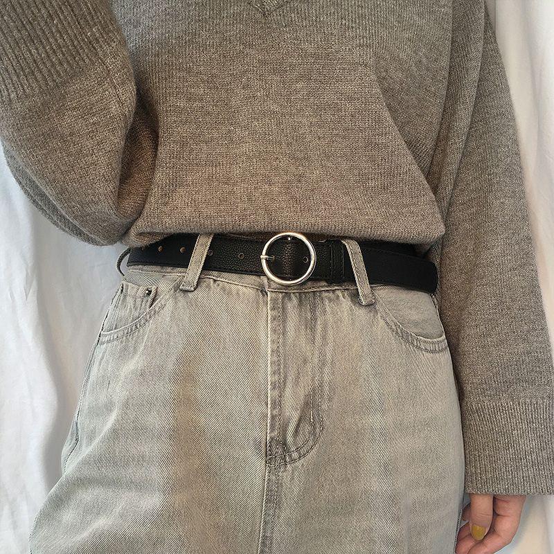 Belt For Women TO Buckle Ronde Disponible In Large Size Model Arieli by Zictor