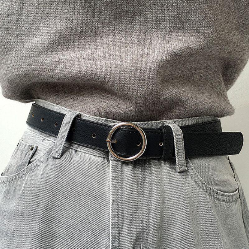 Belt For Women TO Buckle Ronde Disponible In Large Size Model Arieli by Zictor