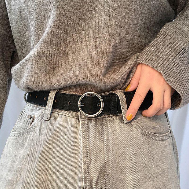 Belt For Women TO Buckle Ronde Disponible In Large Size Model Arieli by Zictor