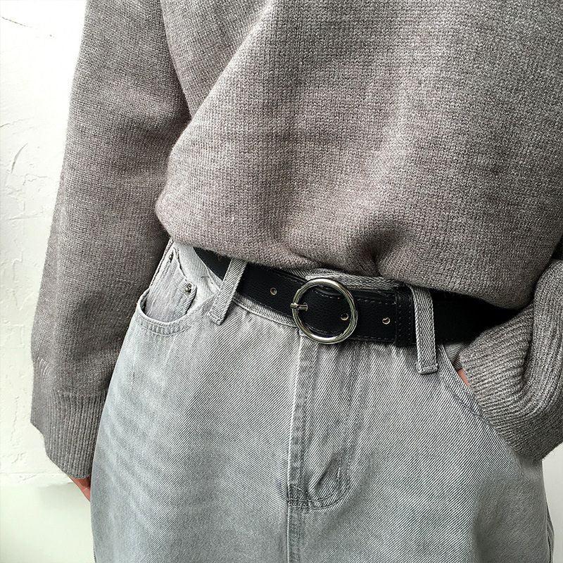 Belt For Women TO Buckle Ronde Disponible In Large Size Model Arieli by Zictor