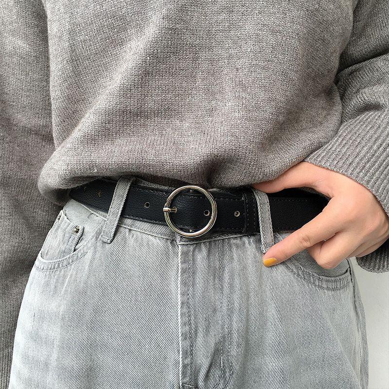 Belt For Women TO Buckle Ronde Disponible In Large Size Model Arieli by Zictor