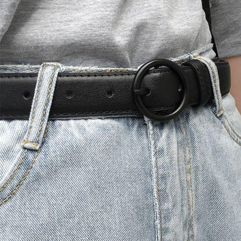 Belt For Women TO Buckle Ronde Disponible In Large Size Model Kody by Zictor