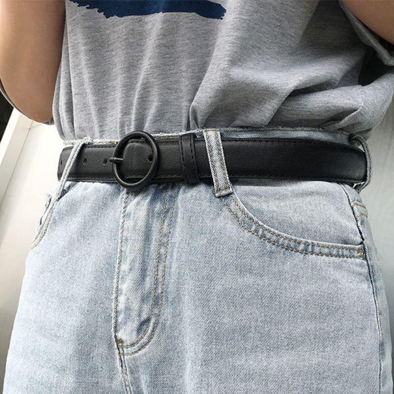 Belt For Women TO Buckle Ronde Disponible In Large Size Model Kody by Zictor