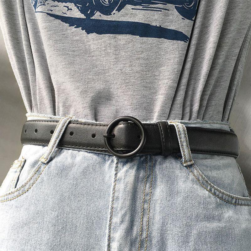 Belt For Women TO Buckle Ronde Disponible In Large Size Model Kody by Zictor