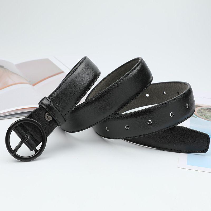 Belt For Women TO Buckle Ronde Disponible In Large Size Model Kody by Zictor