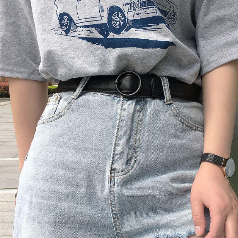Belt For Women TO Buckle Ronde Disponible In Large Size Model Kody by Zictor