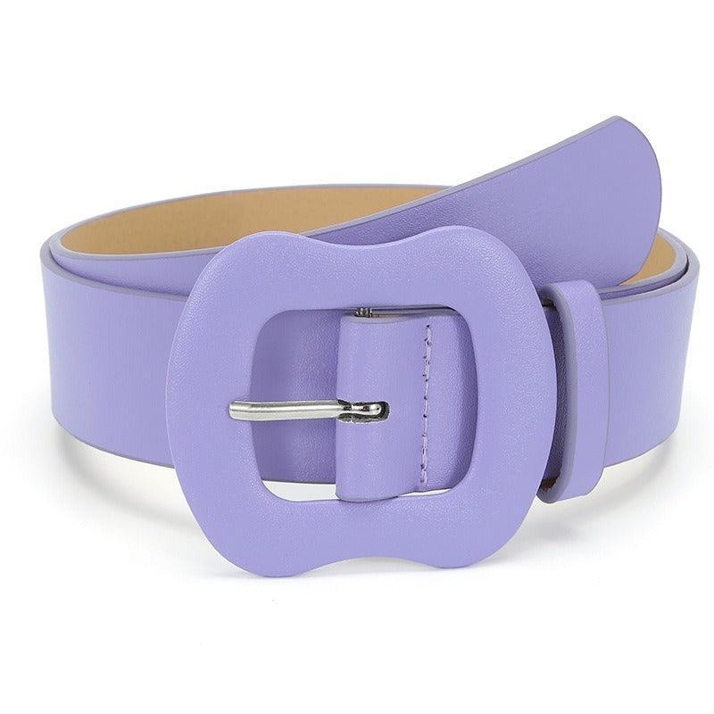 Belt colorée for women, model Marleie - Zictor