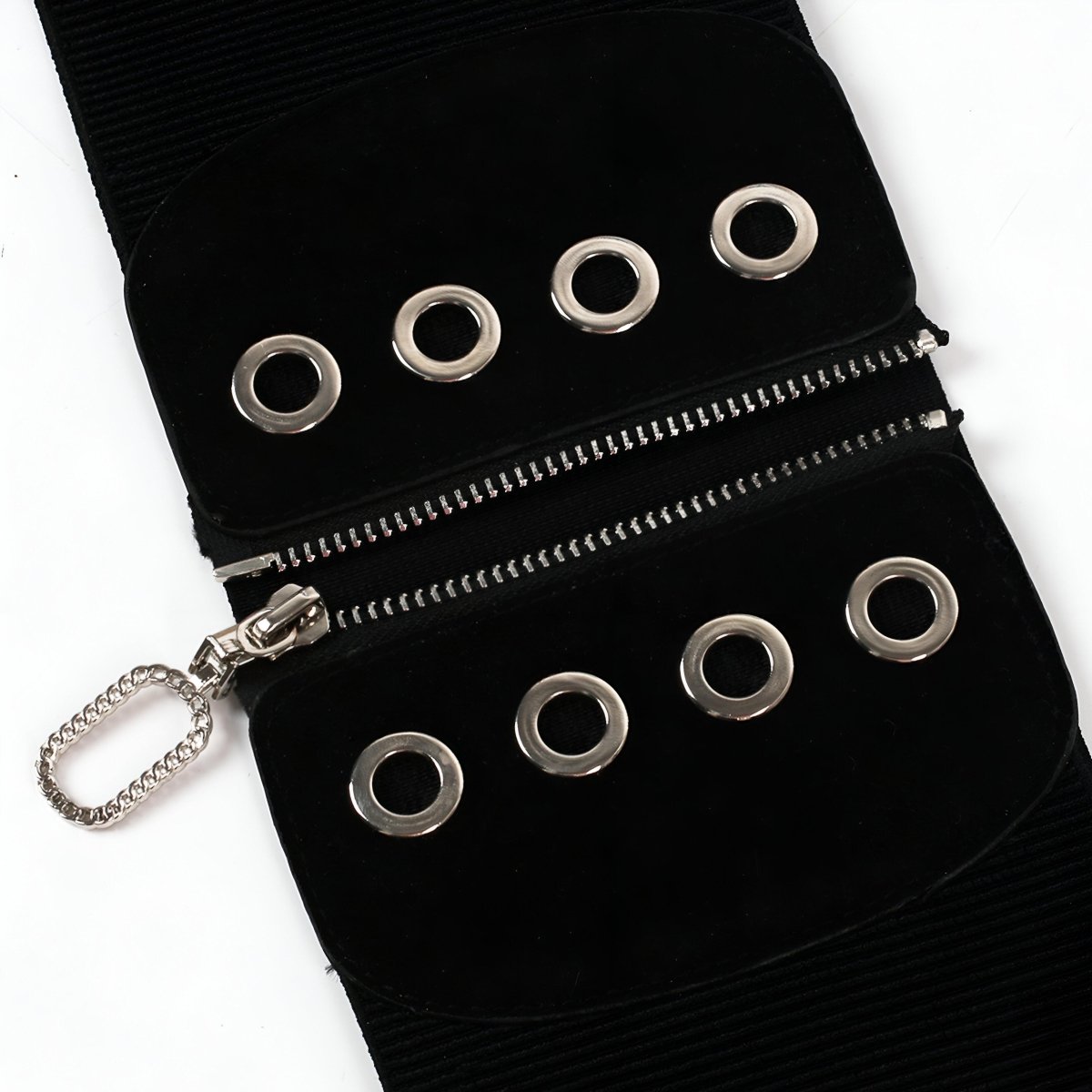 Belt TO Fermeture Eclair Ovale With Oeillets Model Storm by Zictor