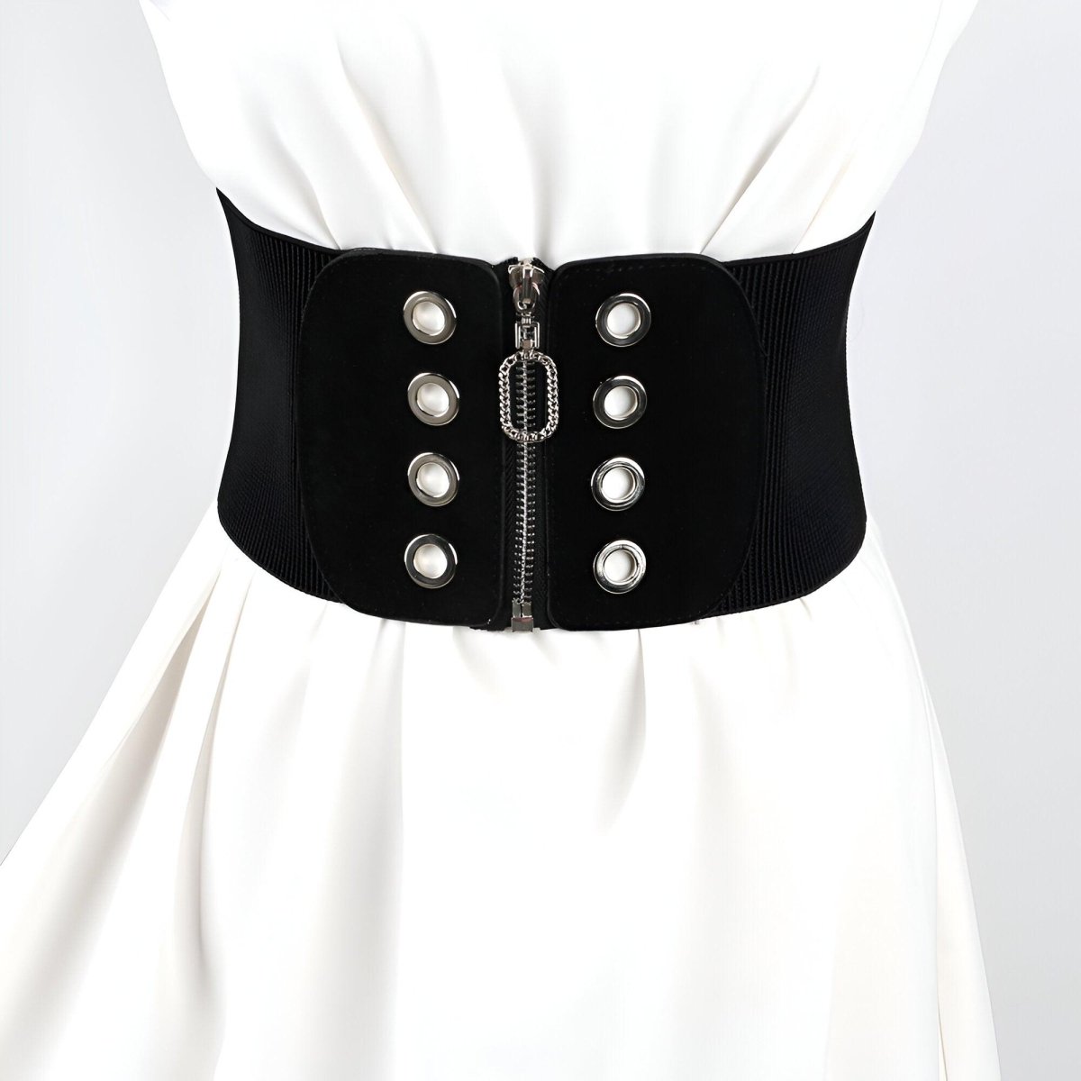 Belt TO Fermeture Eclair Ovale With Oeillets Model Storm by Zictor