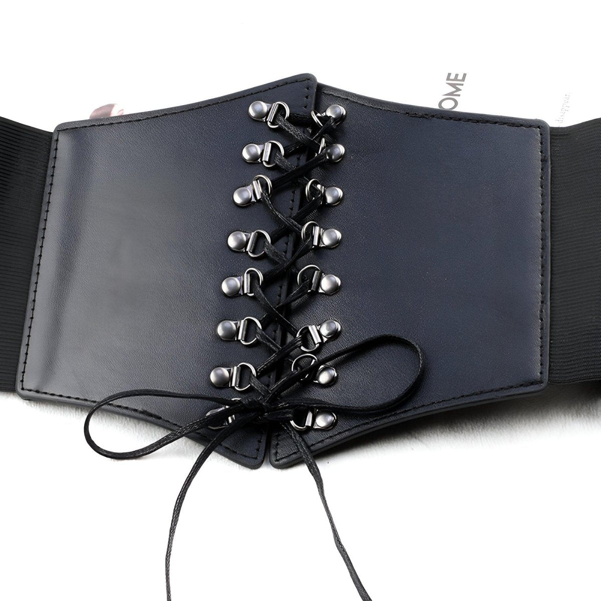 Belt TO Lacets With Buckles Metalliques Model Havon by Zictor