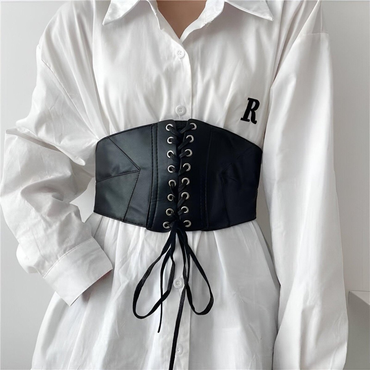 Belt Wide TO Lacets Model Lesly by Zictor