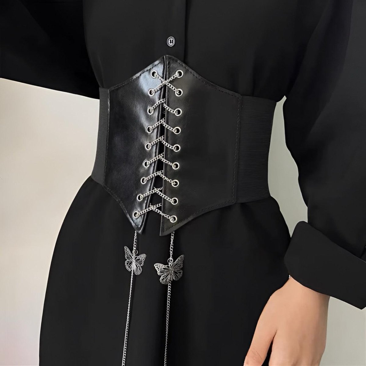 Belt With Chaine Papillons Model Edi by Zictor