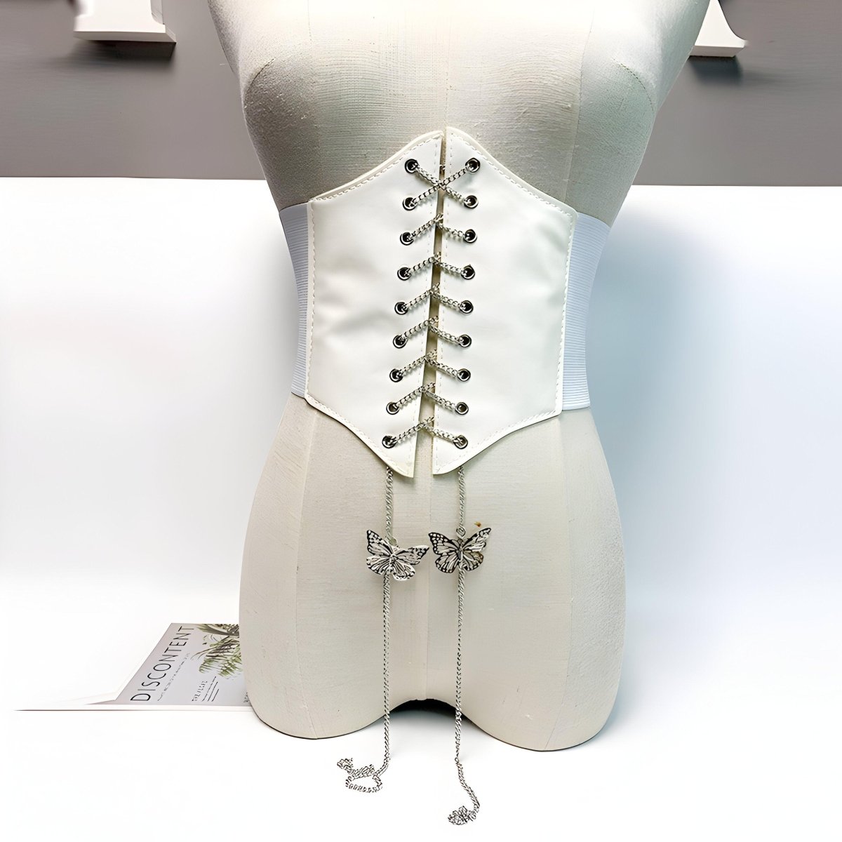 Belt corset with chaîne papillons, model Edi - Zictor