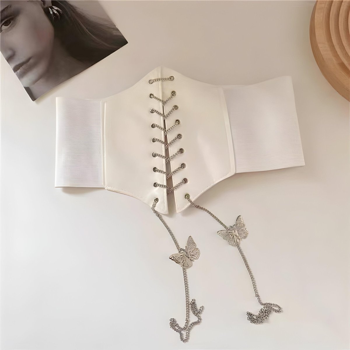 Belt With Chaine Papillons Model Edi by Zictor