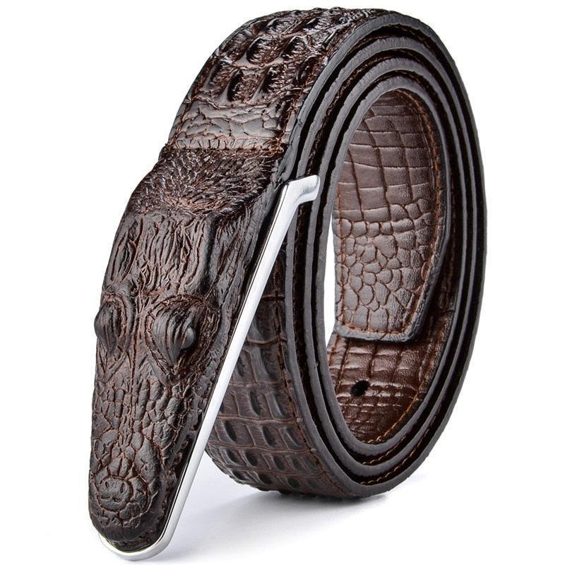 Belt crocMadisyn for men, model HKayw - Zictor