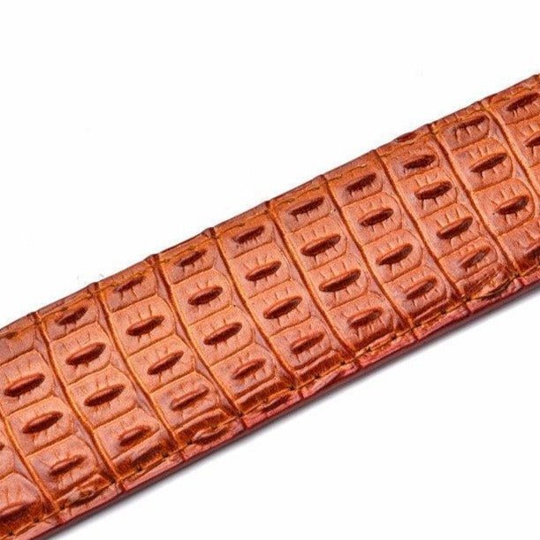 Belt Costume In Leather Crocodile For Men Model Harlow by Zictor
