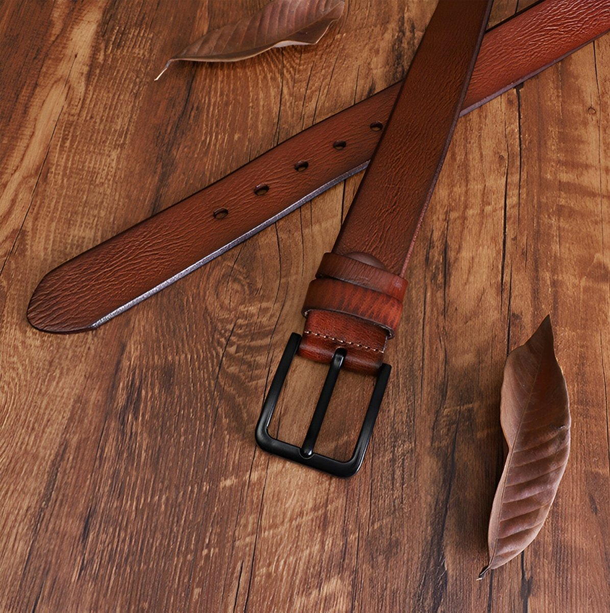 Belt In Leather Pleine Fleure For Men Model Nico by Zictor