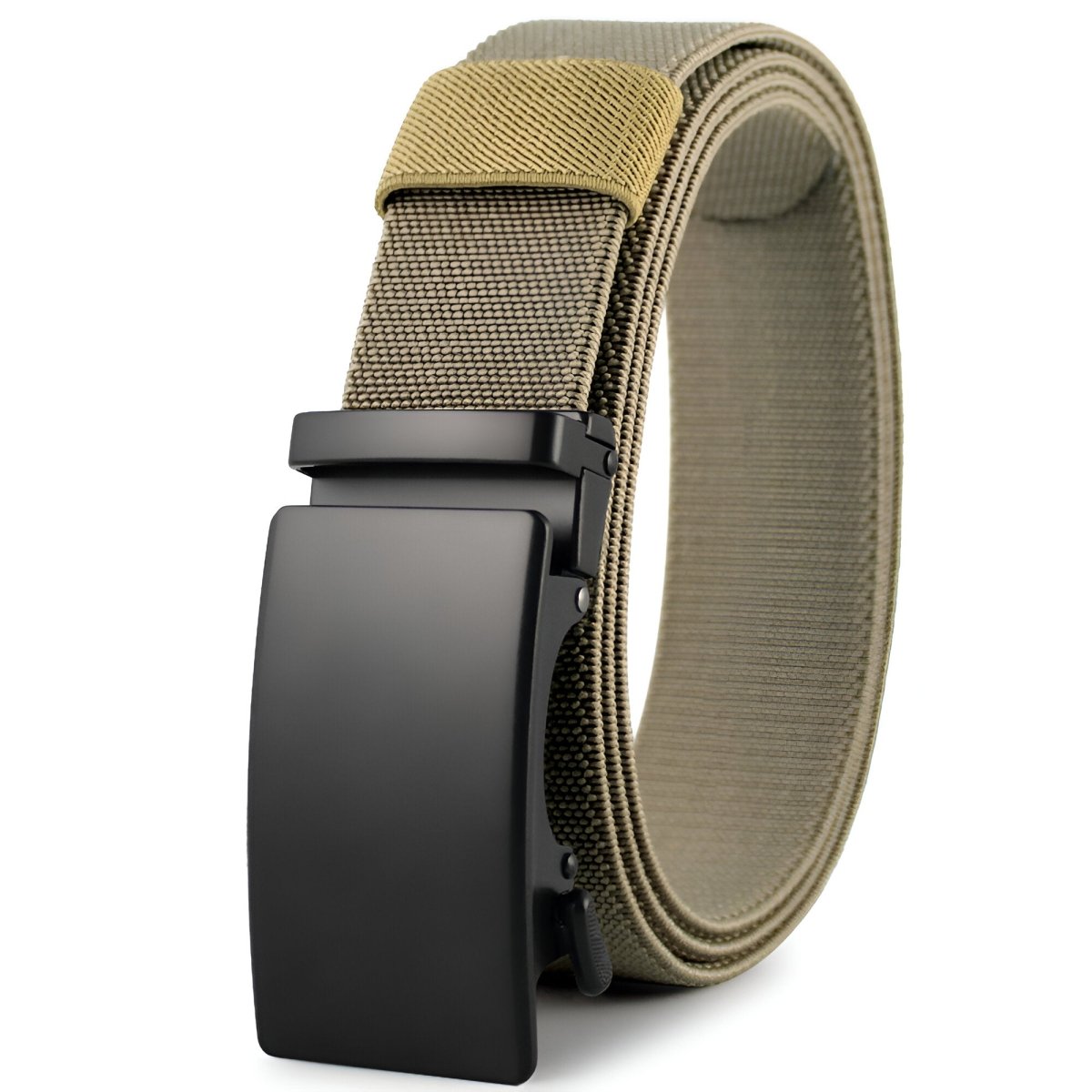 Belt elastic in canvas, to buckle auBerkeRayyanyatique, for men, model Lam - Zictor