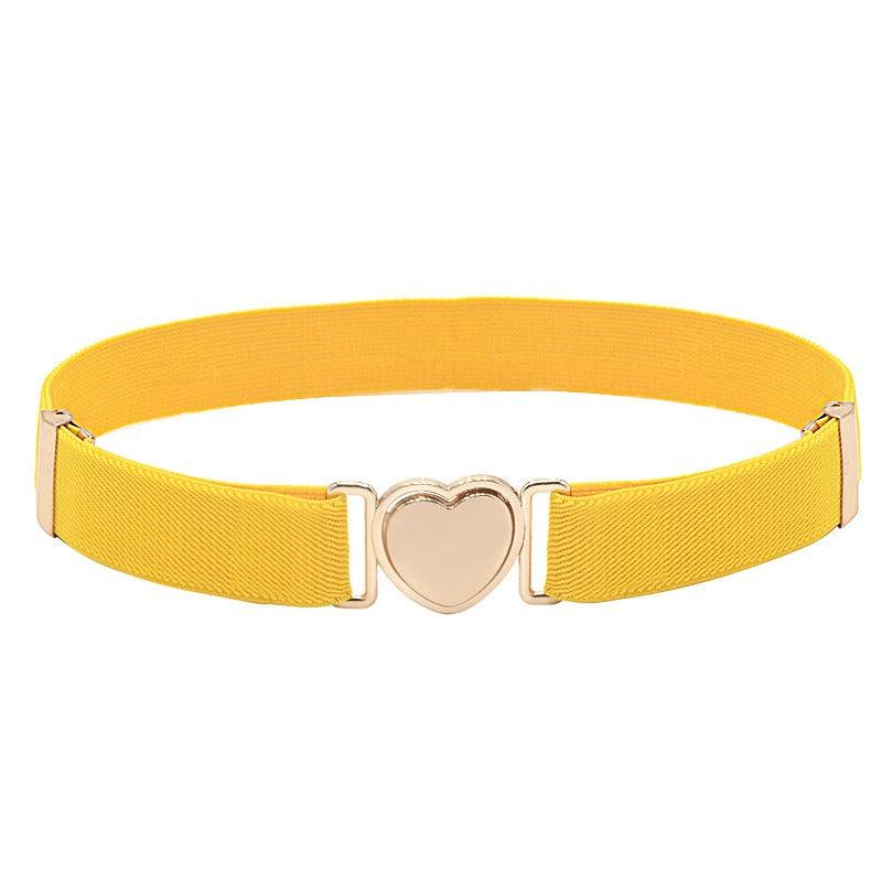 Belt elastic to attache rapide in forme of coeur, for fille, model Kay - Zictor