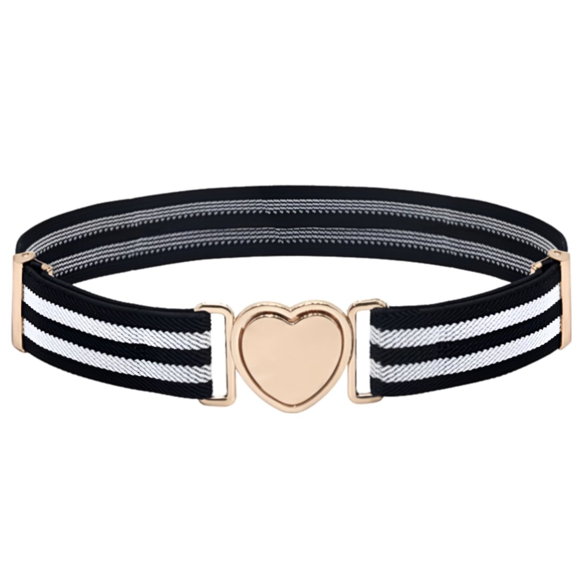 Belt elastic to attache rapide in forme of coeur, for fille, to Simranures, model Star - Zictor