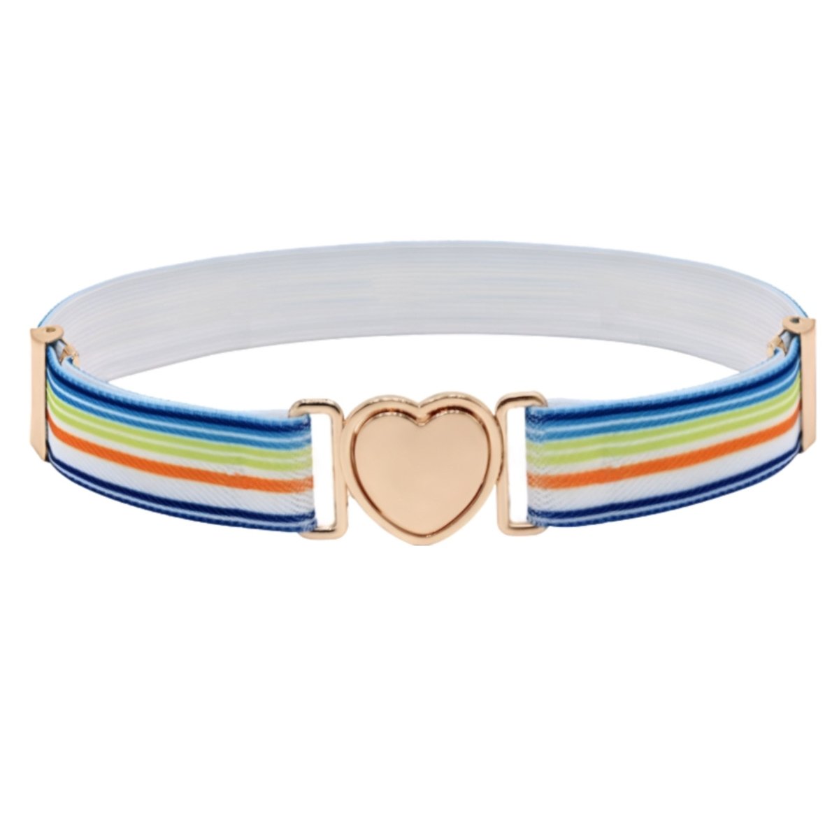 Belt elastic to attache rapide in forme of coeur, for fille, to Simranures, model Star - Zictor