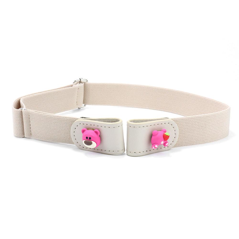 Belt elastic Without Buckle Child to Cartoon, fille and garçon, model Mélusine - Zictor