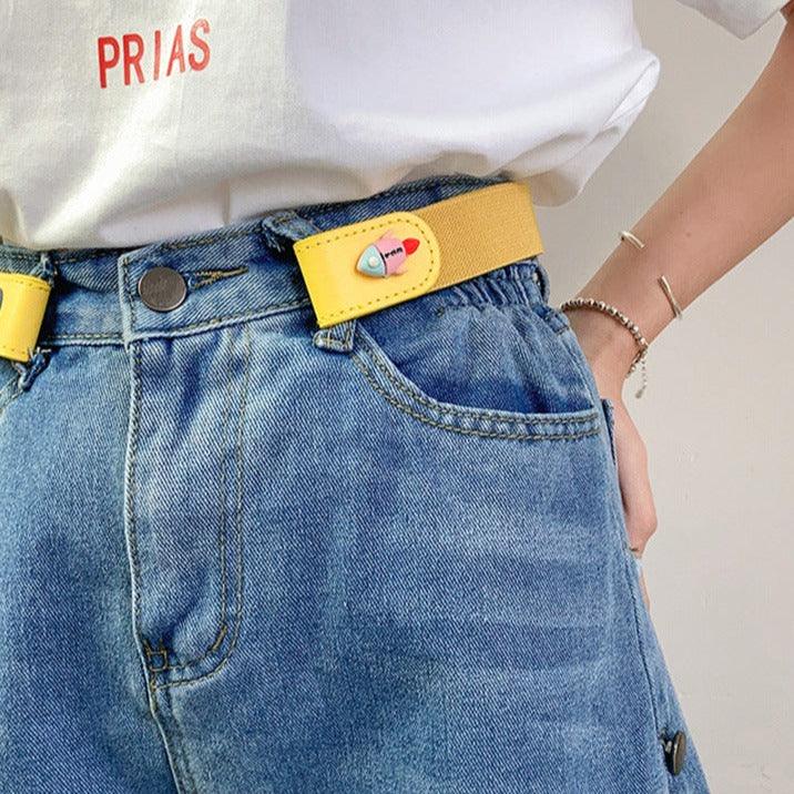 Belt Without Buckle Child TO Motifs Fille And Garcon Model Evan by Zictor
