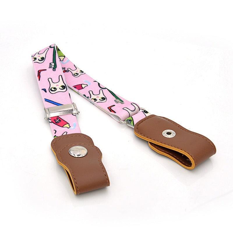 Belt elastic Without Buckle Child to motifs, fille and garçon, model Musa - Zictor