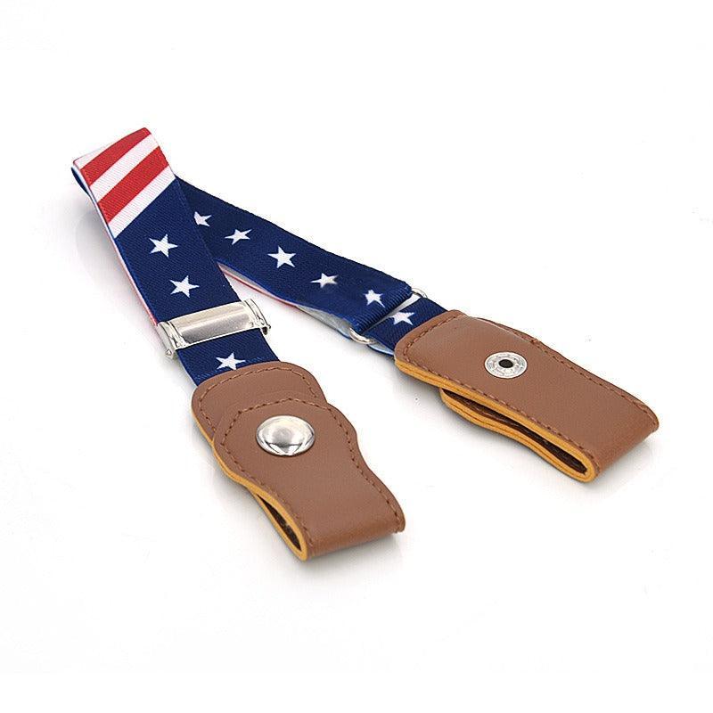 Belt elastic Without Buckle Child to motifs, fille and garçon, model Musa - Zictor