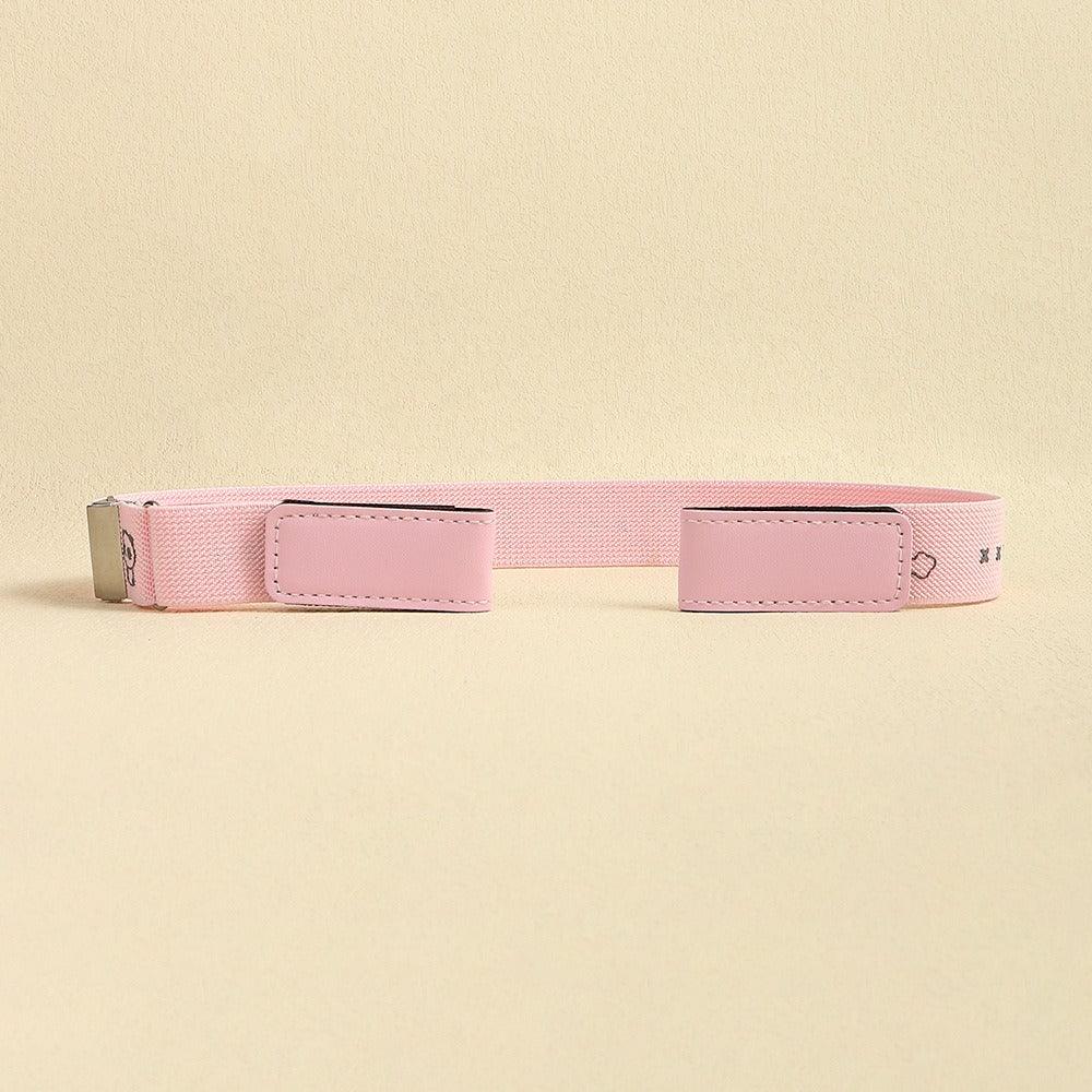 Belt elastic without buckle for bébé and child, fermeture to velcro, model Satya - Zictor
