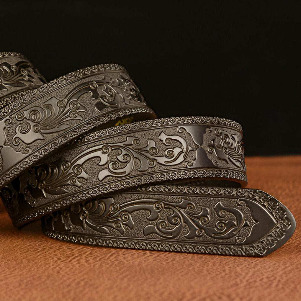 Belt Animal TO Buckle In Forme Of Trois Crocodiles Model Mar by Zictor