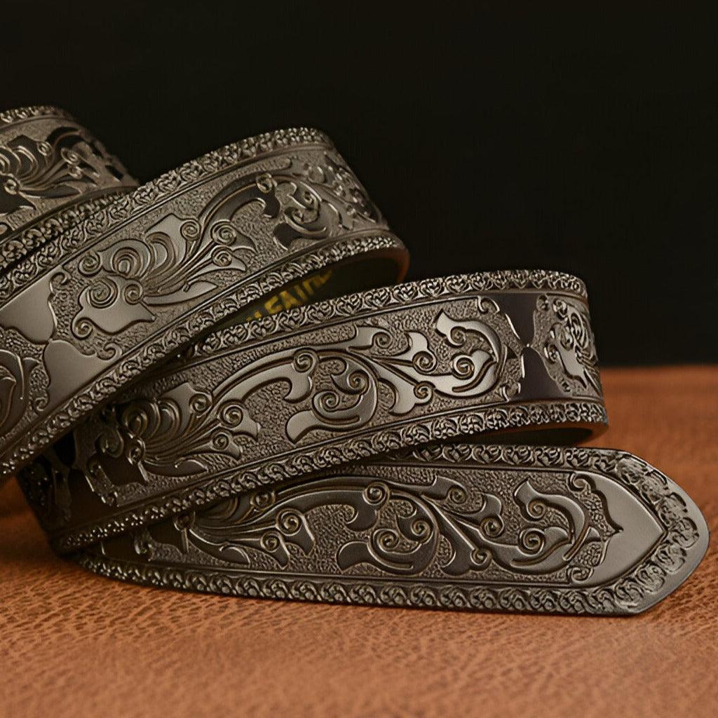 Belt Animal TO Motif 3 Tetes Of Loup Model Bayo by Zictor