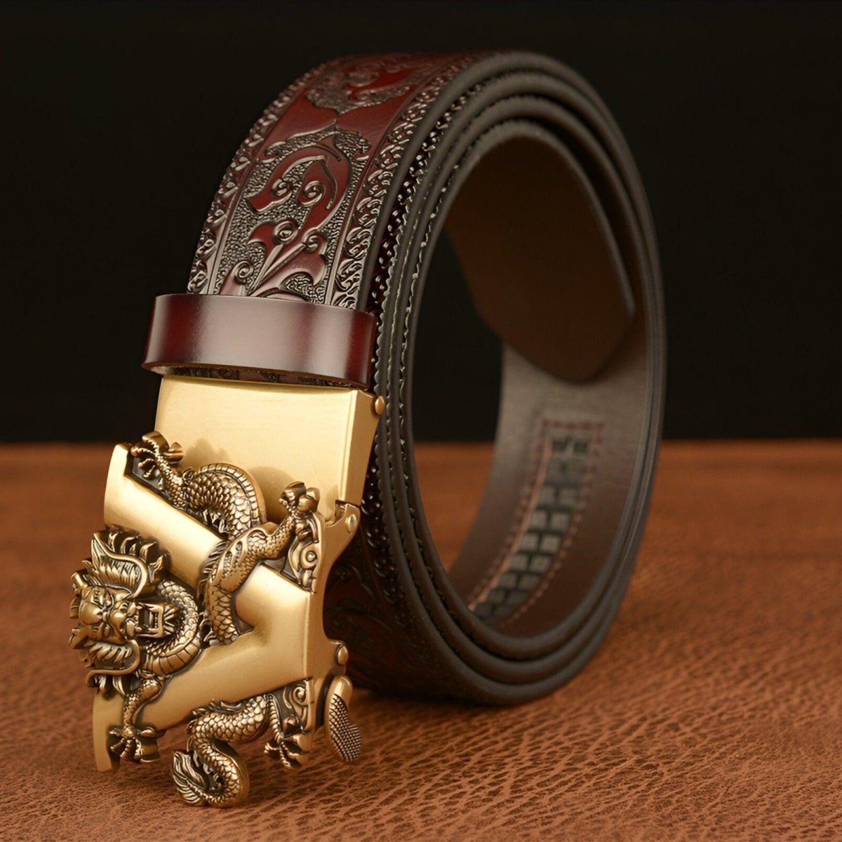 Belt Animal TO Motif Dragon And Lettre V Model Peytin by Zictor
