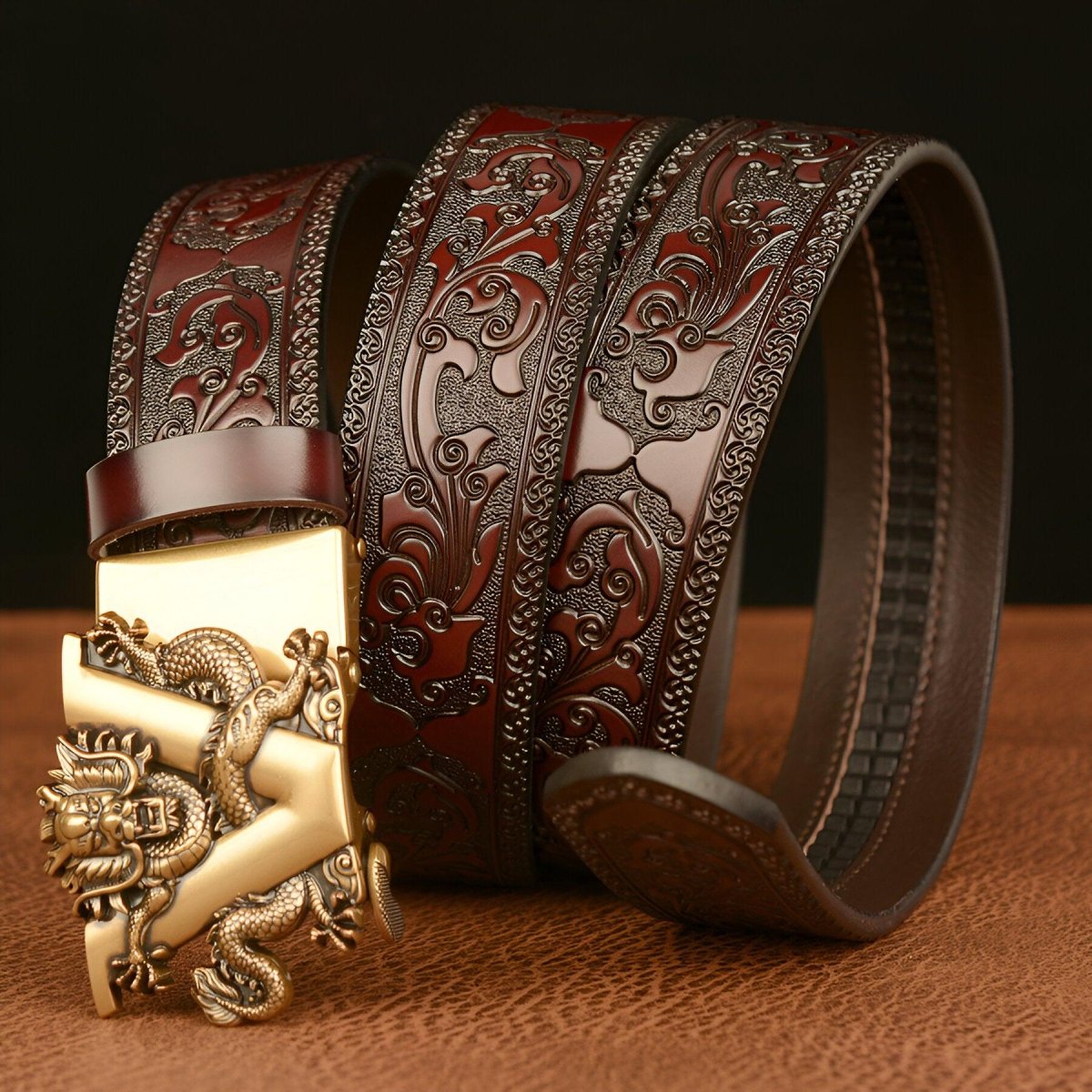 Belt Animal TO Motif Dragon And Lettre V Model Peytin by Zictor