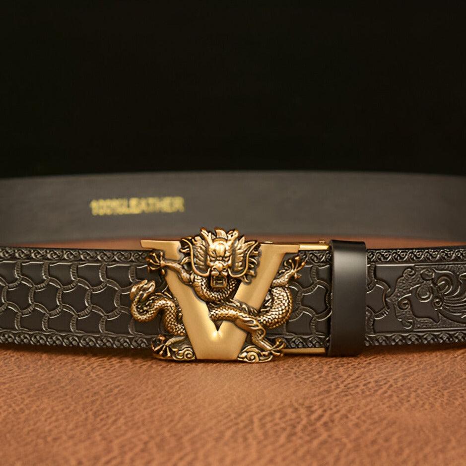 Belt Animal TO Motif Dragon And Lettre V Model Peytin by Zictor