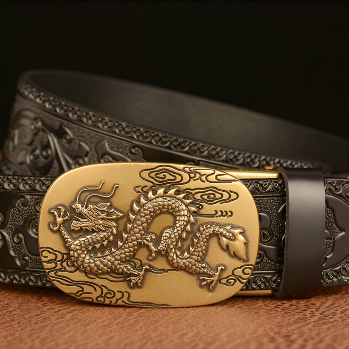Belt Animal TO Motif Dragon Asiatique Model Lucca by Zictor
