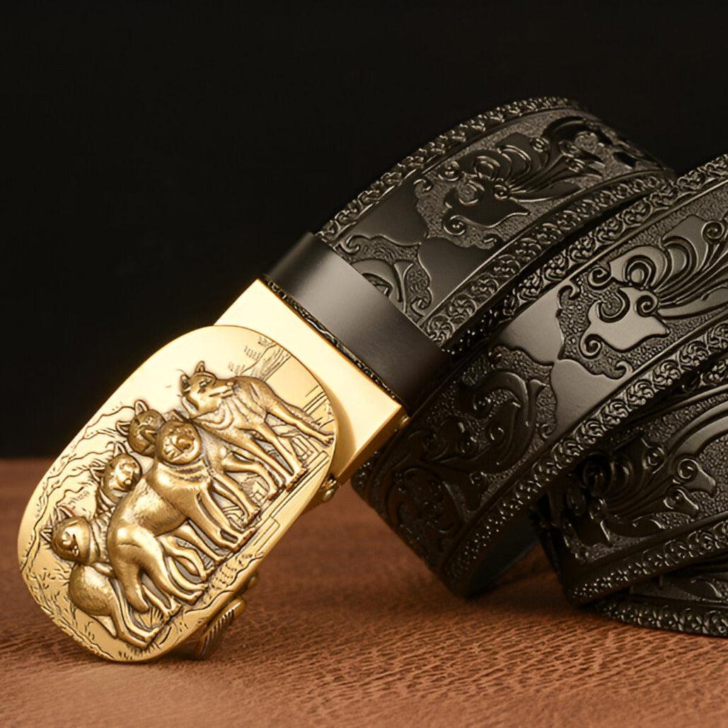 Belt Animal TO Motif Meute Of Loup Model Ashleey by Zictor