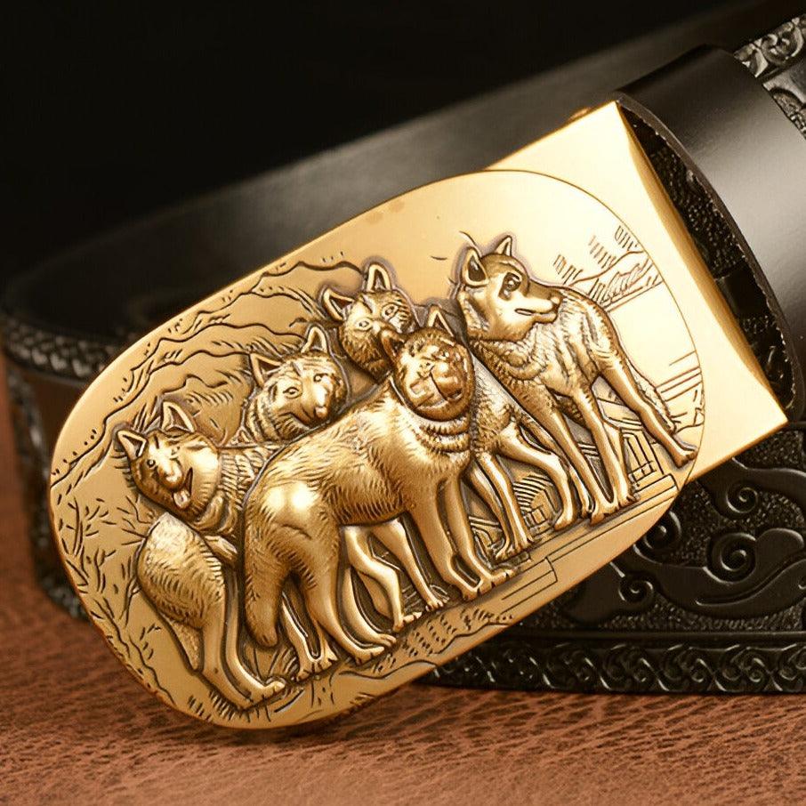 Belt Animal TO Motif Meute Of Loup Model Ashleey by Zictor