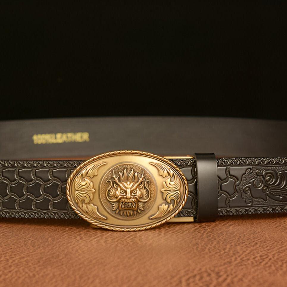 Belt Animal TO Motif Tete Of Dragon Model Paisleee by Zictor