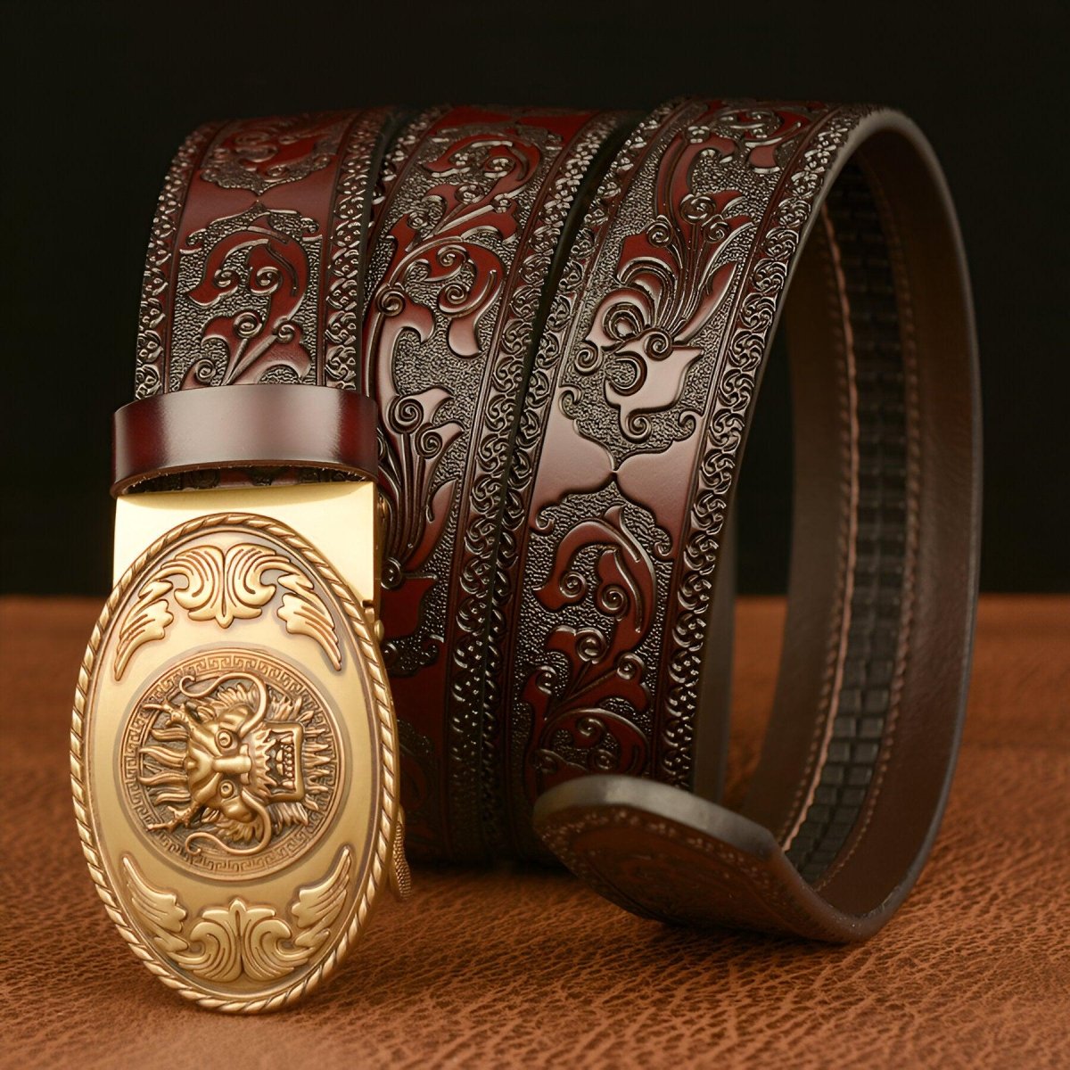 Belt Animal TO Motif Tete Of Dragon Model Paisleee by Zictor