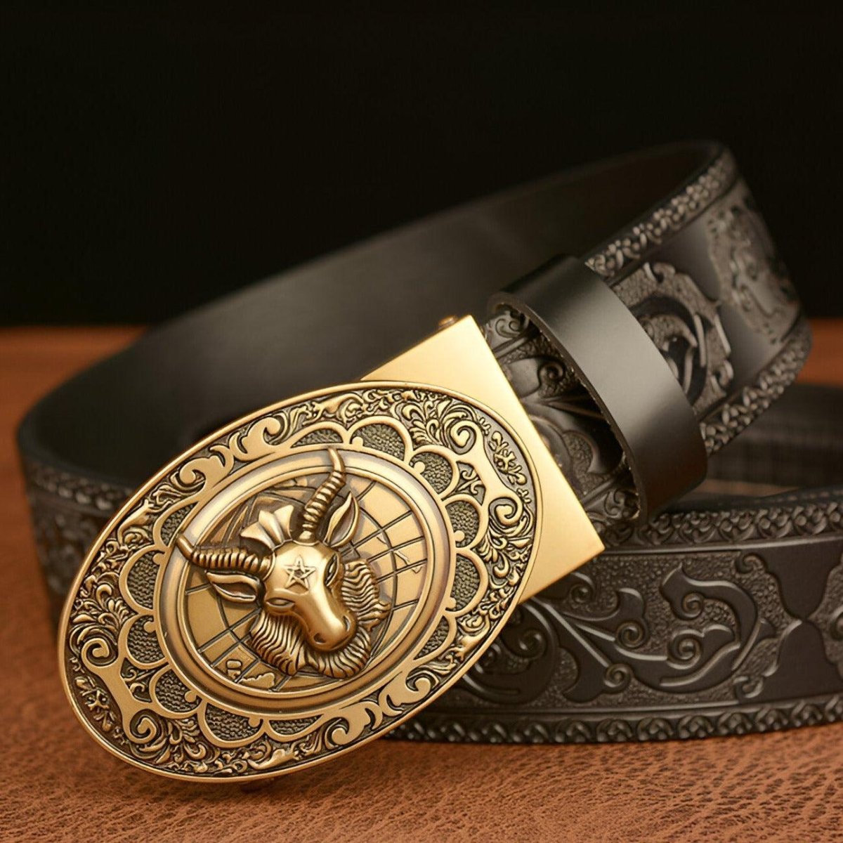Belt Animal TO Motif Tete Of Mouton Model Indygo by Zictor