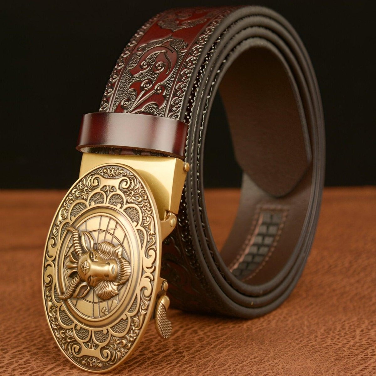 Belt Animal TO Motif Tete Of Mouton Model Indygo by Zictor