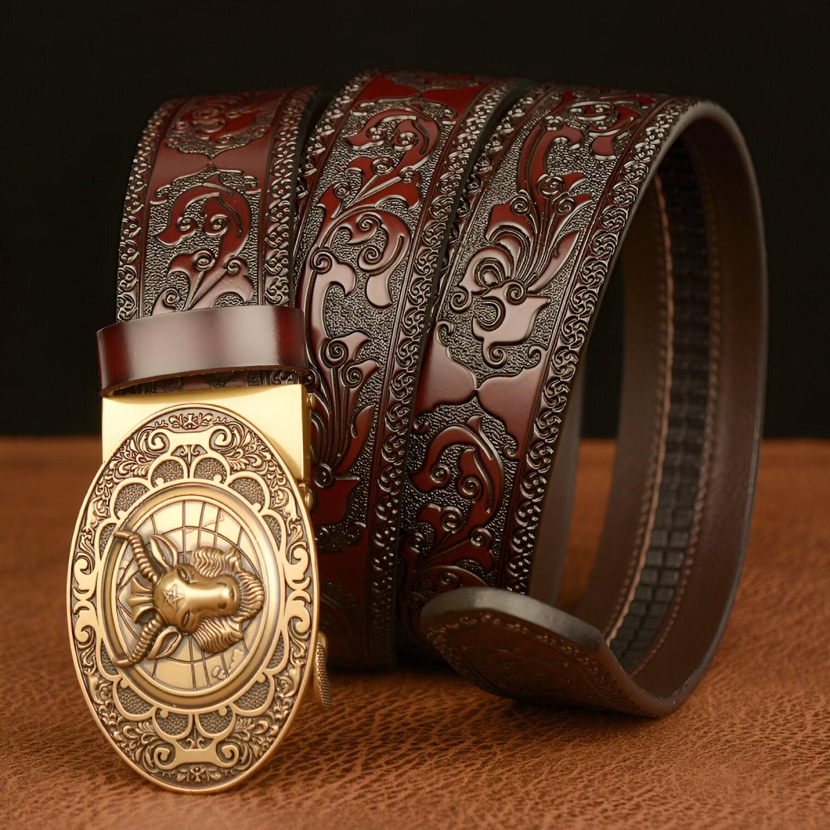 Belt Animal TO Motif Tete Of Mouton Model Indygo by Zictor