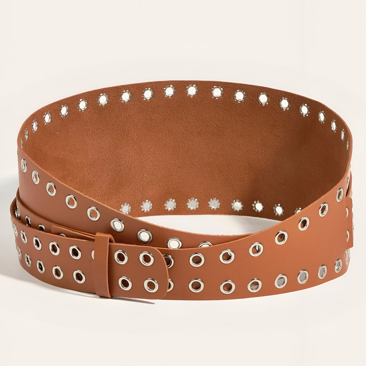 Belt Wide Xxl TO Buckle Double Prong Model Sachae by Zictor