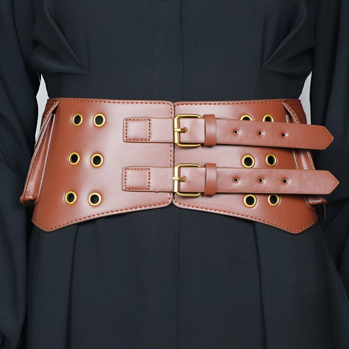 Belt Wide Xxl TO Double Buckles With Poche Model Kerri by Zictor
