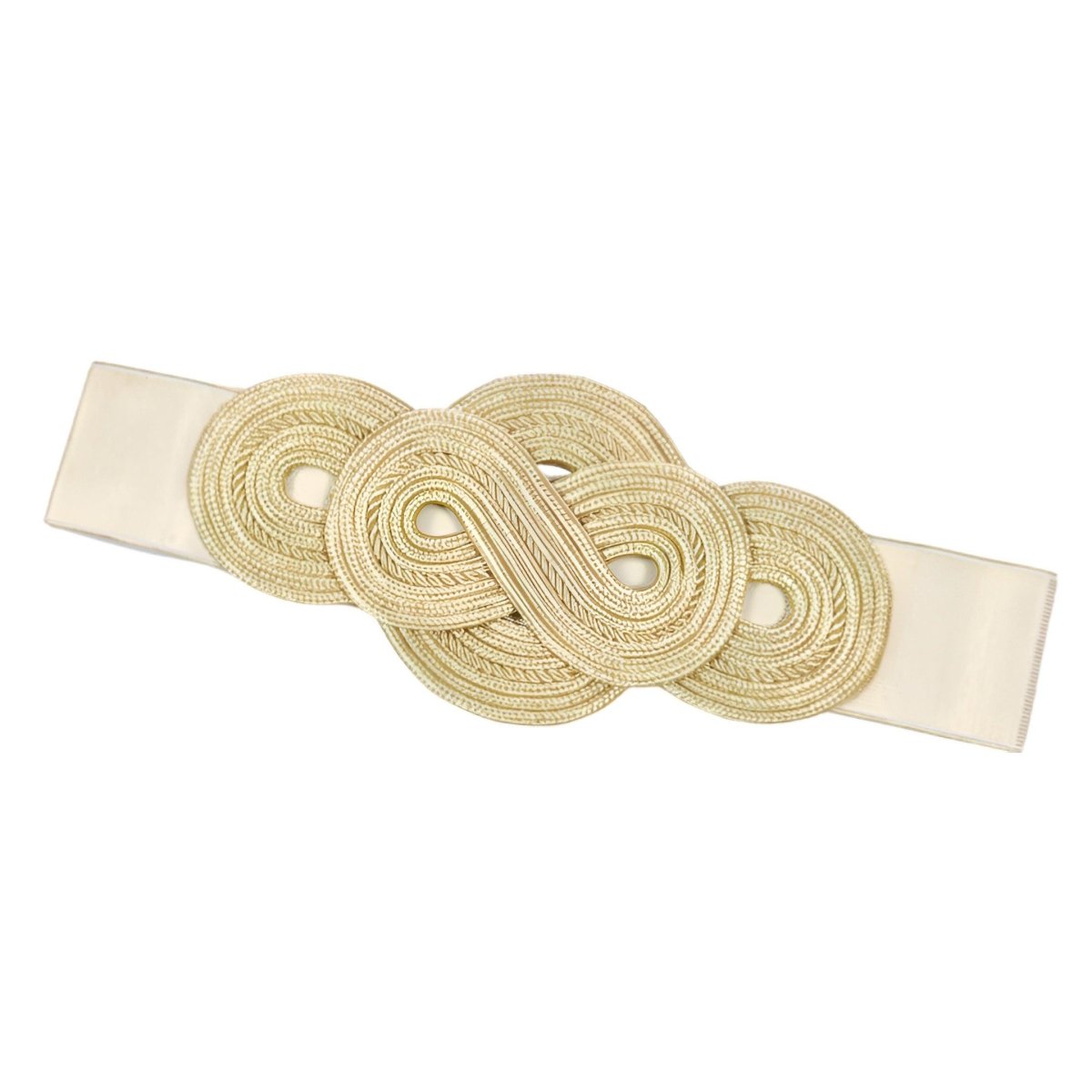 Belt Extra Wide XXL to forme géométrique, model Eugénie - Zictor