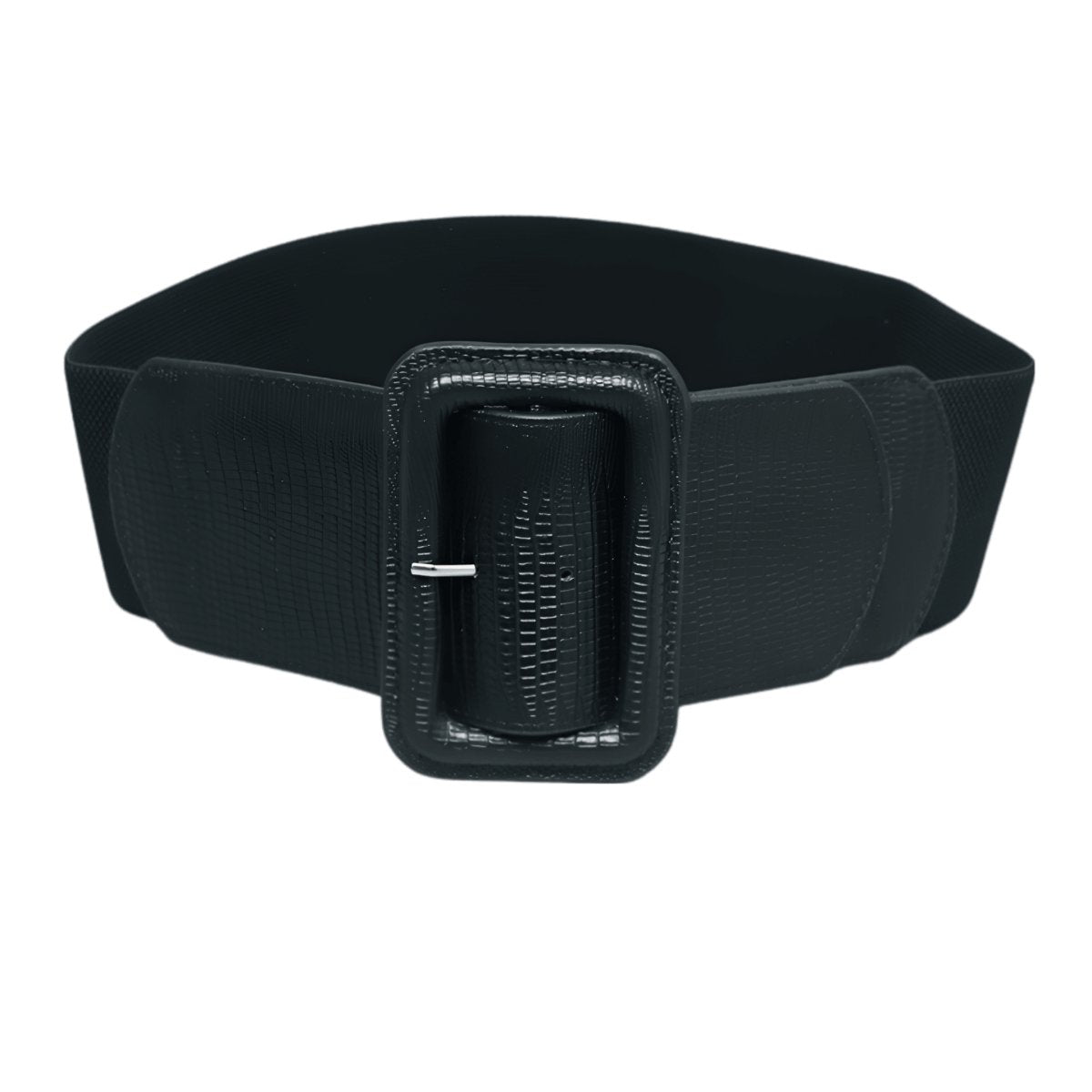 Belt Extra Wide XXL to size elastic with wide buckle, model Raeganee - Zictor