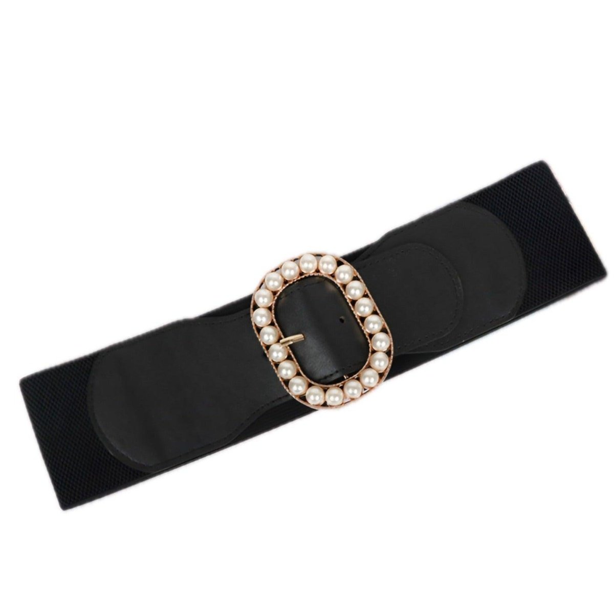 Belt Wide Xxl With Buckle Remplie Of Perles Model 1 Georgie by Zictor