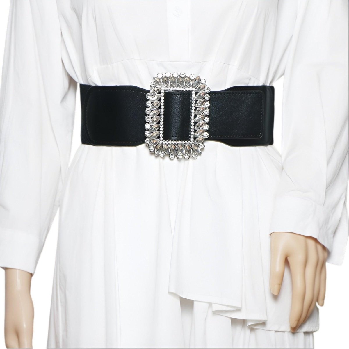 Belt Wide Xxl With Buckle TO Strass Model Hero by Zictor