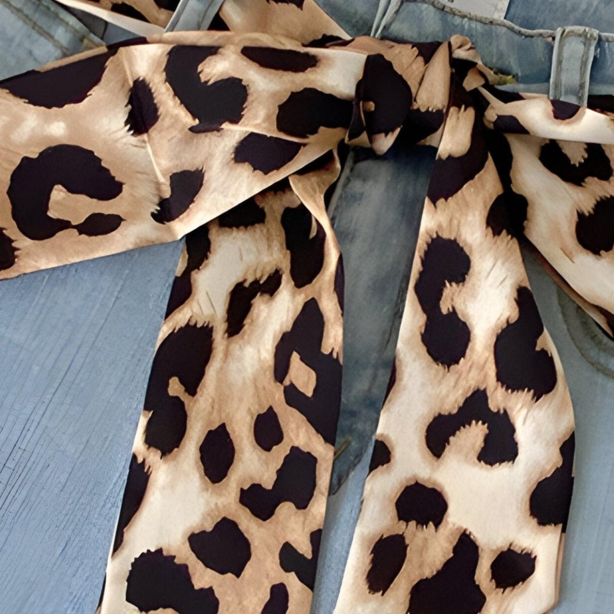 Belt Imprimee Leopard Model Brittaney by Zictor